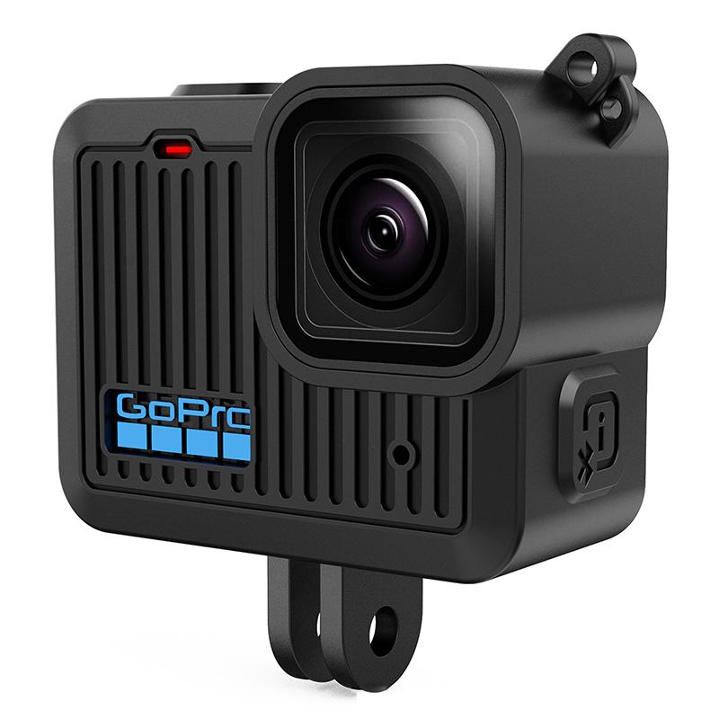 Sport Camera Silicone Protective Case Cover With Len Cap And Hanging Rope For Gopro Hero 2024 Glass Screen Protector