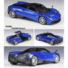 Масштаб 1/24 WELLY Pagani Huayra, модель автомобиля из сплава, литье под давлением, металлические игрушечные автомобили, модель автомобиля, коллекция высокой имитации, детские подарки