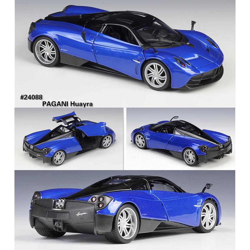 Масштаб 1/24 WELLY Pagani Huayra, модель автомобиля из сплава, литье под давлением, металлические игрушечные автомобили, модель автомобиля, коллекция высокой имитации, детские подарки