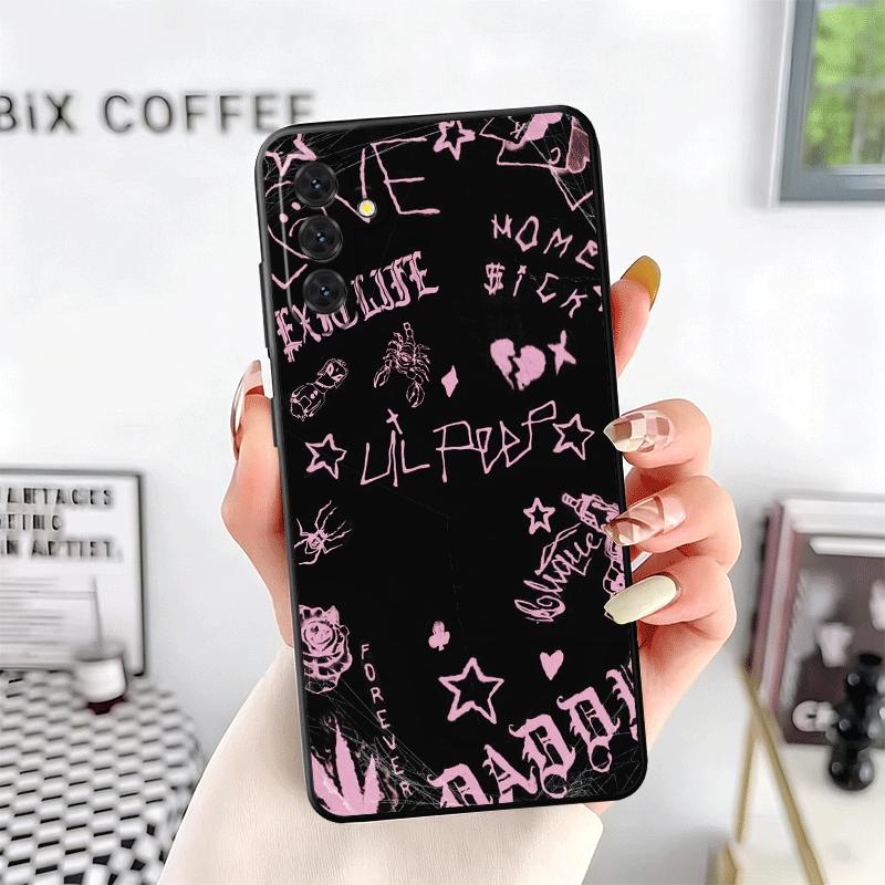 Мягкий чехол для телефона Lil Peep Hellboy Love для Samsung A17 A37 A57 A16 A26 A36 A56 A15 A25 A35 A55 A14 A24 A34 A54 A13 A23 A33 A53 A5