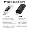 USB Tester Voltmeter Ammeter TYPE-C Digital Monitor Current Voltage Monitor Charger Capacity Tester Cut-off Power Indicator