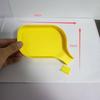 Plastic Funnel Tray with Barrier Plug Small Parts Tools Tray  Screw Nut Storage