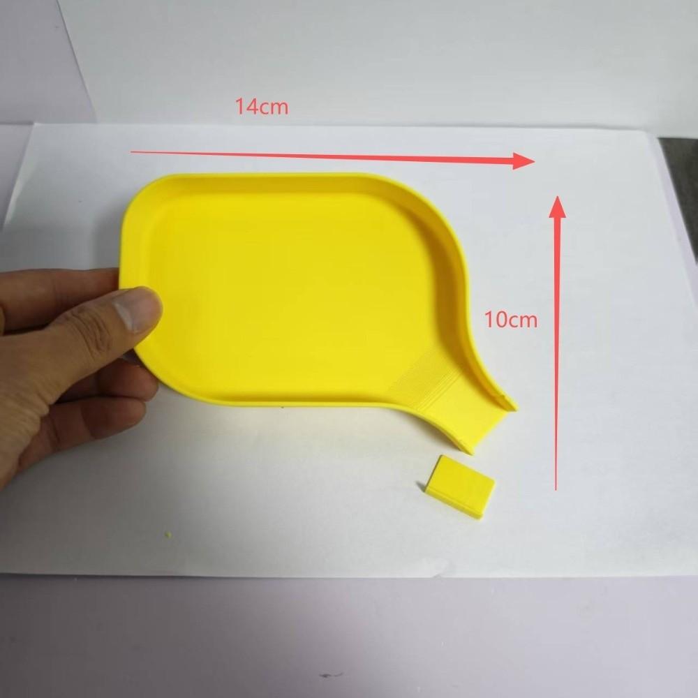 Plastic Funnel Tray with Barrier Plug Small Parts Tools Tray Screw Nut Storage