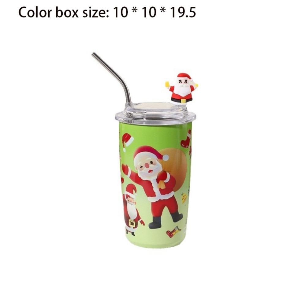 Термокружка 460 мл Рождественская Изолированная Кружка Герметичная Кружка для Американского Кофе Посуда для Напитков