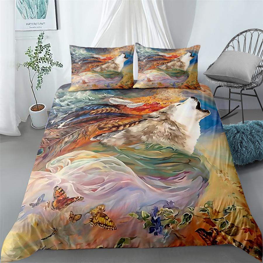 Комплект постельного белья Water Color Rocks Beautiful King Queen Double Full Twin Single Size