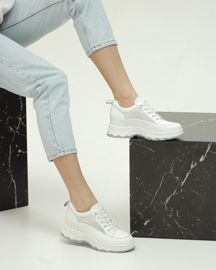 Кроссовки летние Prima d'Arte 5161 36 белые кожа