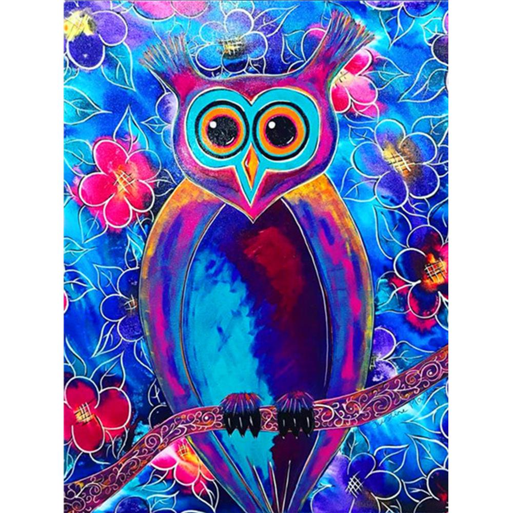 Алмазная картина Новая Сова 5D Алмазная вышивка Крестом Животные Стразы Мозаика Распродажа Decortion