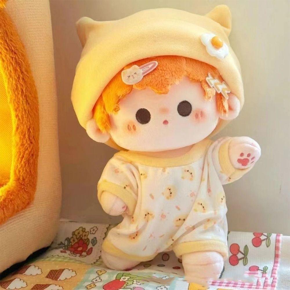 Рубашка Шорты Нашивка Одежда для кукол Аксессуары для кукол 20см Кукла Пижама Костюм Po Реквизит Мультяшное Животное Звезда Мини Блузка Брюки Комплект