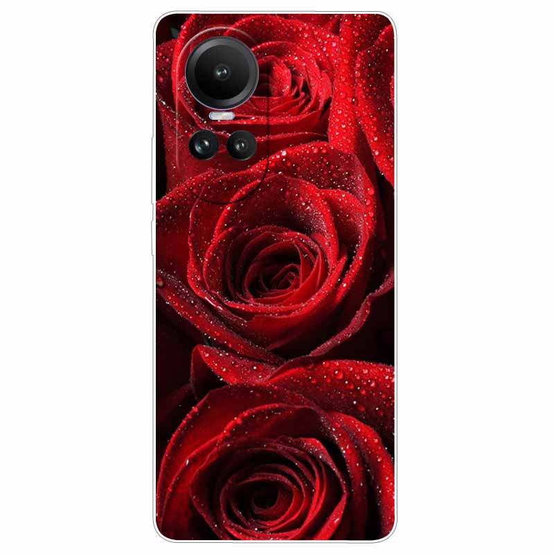 Чехол для Oppo Reno 10 5G CPH2531 Силиконовый Расписной Кот Животные ТПУ Мягкий Мраморный Coque для Oppo Reno10 Pro 5G CPH2525 Чехол для Телефона