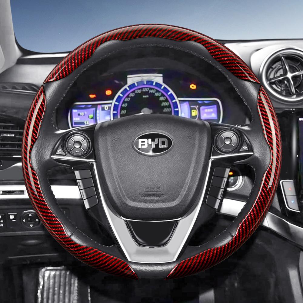 Подходит для рулевого колеса Byd с текстурой под карбон, со сегментным дизайном быстрого снятия, прочный, для Atto 3 2 Dolphin Seal Sealion Han Song Qi