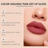 brown 4ml long-lasting tear-off lip gloss moisturizing non-stick cup brightens the skin and highlights the complexion high-gloss blush lip gloss lip