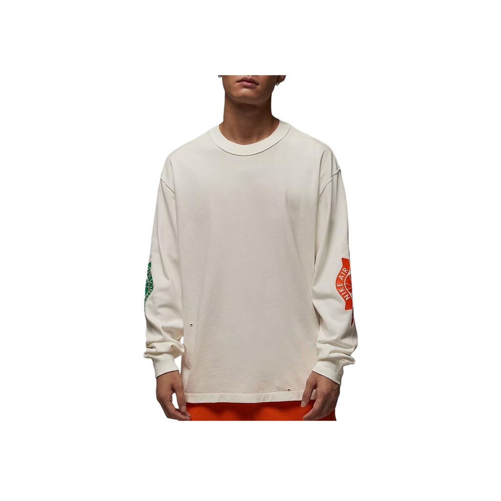 Jordan Air Rare Comfortable Skin-Friendly Round Neck Pullover Knit Long Sleeve T-Shirt Men Tops IB3135-133