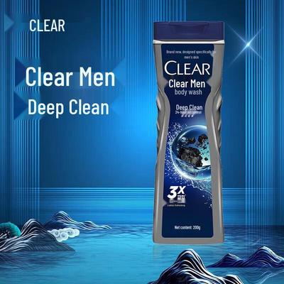 Clear Men Глубокое очищение Контроль жирности Гель для душа