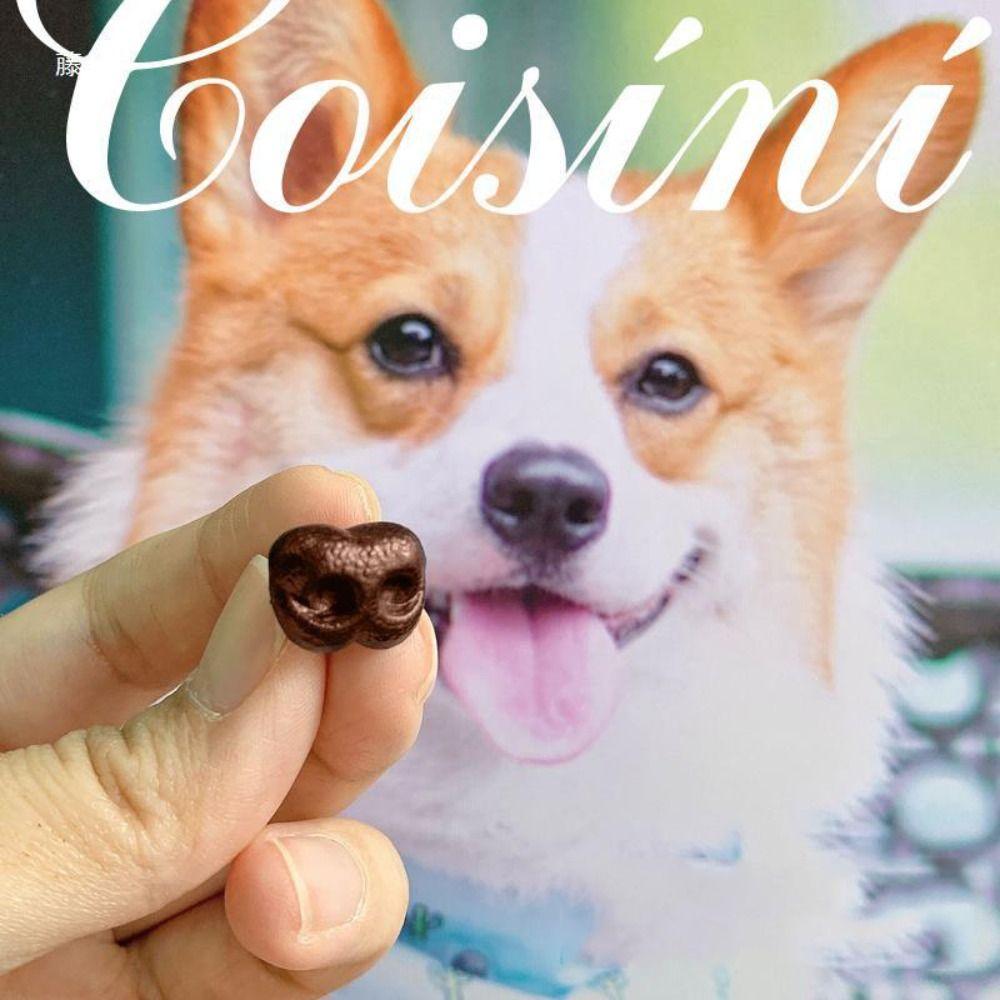 Вставные собачьи носы для поделок, пластиковые собачьи носы, кукольный нос животного, кукла амигуруми