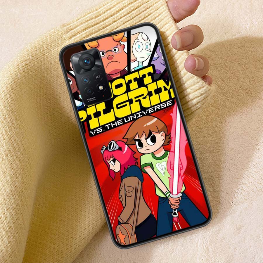 Чехол для телефона Scott Pilgrim аниме Для Redmi Note 13 14 15 Pro Plus 12 13C 12C 15C 9 10 10C 9T 9C 9A ТПУ Мягкий чехол Прозрачные чехлы для телефона