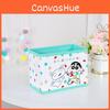 Cute Pajamas Crayon Shin Chan Shiro Striped Pattern Foldable Desktop Storage Box For Toys And Accessories