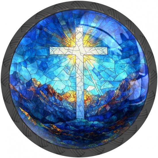 4 шт. в упаковке ручки для шкафов из цветного стекла с бабочкой, круглые ручки для ящиков из хрусталя, ручки для комодов, ящиков, ванной, кухонных шкафов, гардеробов