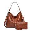 Women Tote Bag Handbags PU Leather Fashion Hobo Shoulder Bags with Adjustable Shoulder Strap
