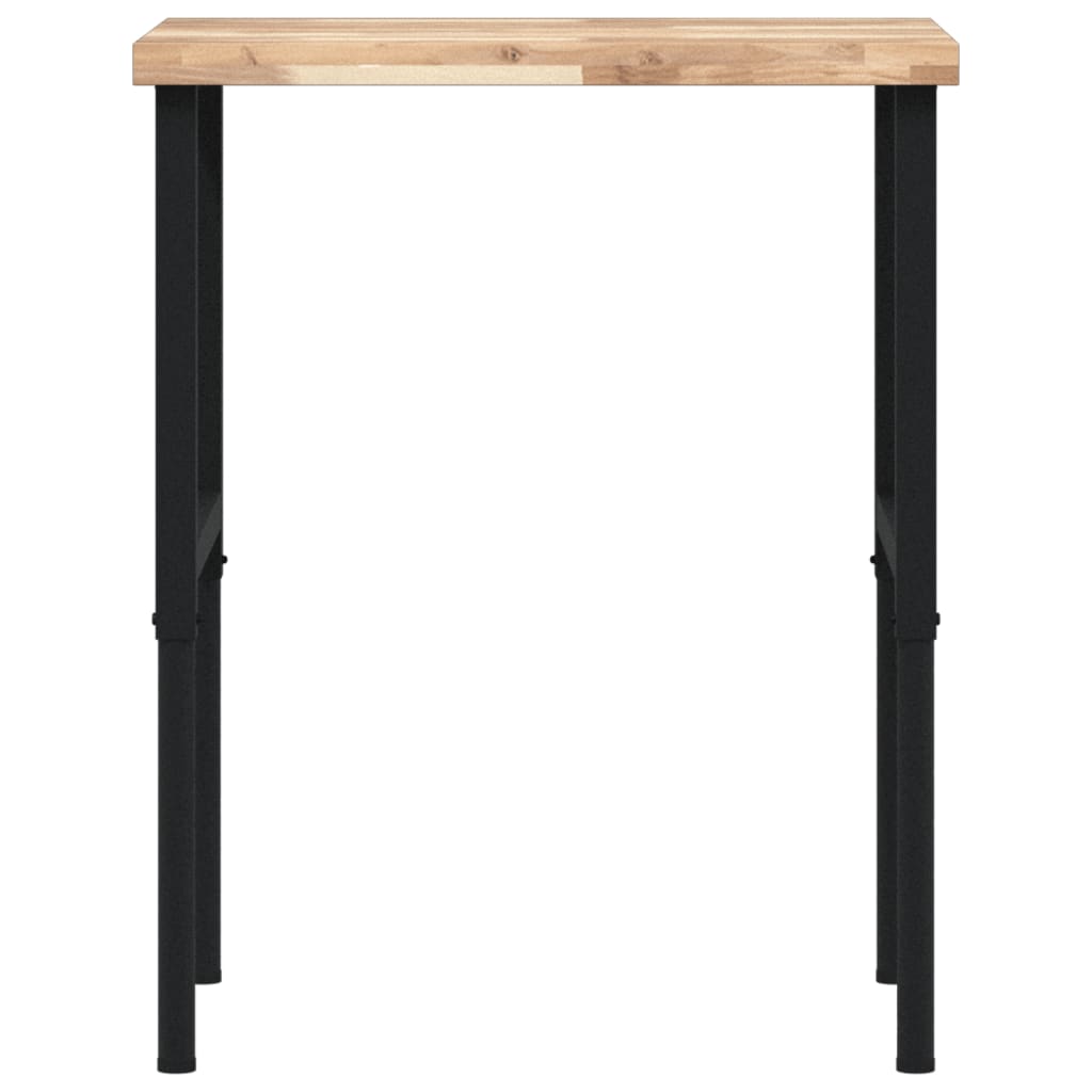 Vidaxl Рабочий стол, 80X60X(73-99,5)См, Прямоугольный, Акациевое дерево