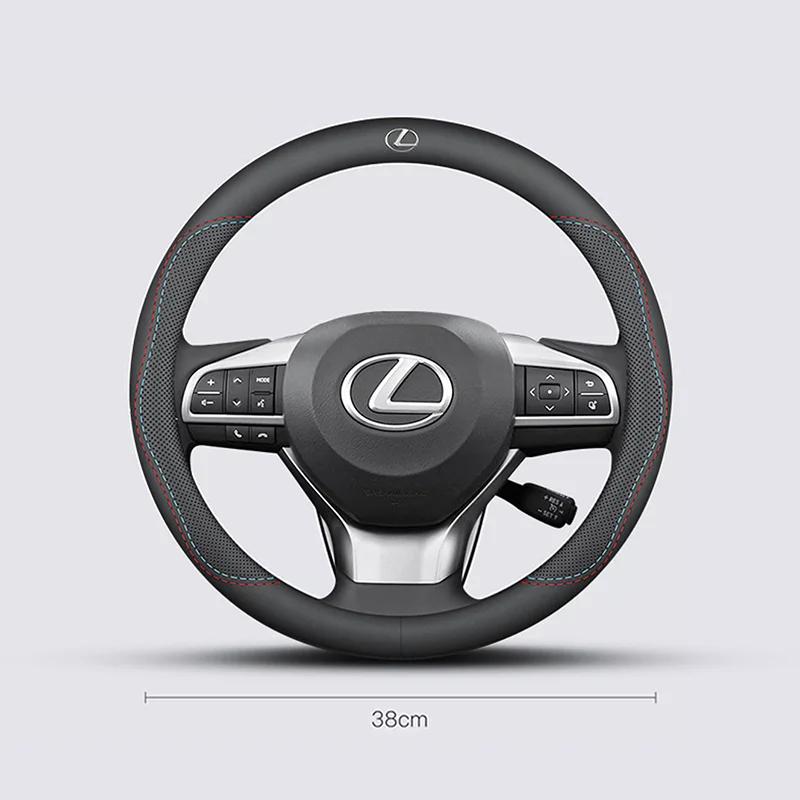 PPFX2 Кожаная Накладка на Руль Автомобиля Lexus Противоскользящие Аксессуары Для Lexus F SPORT ES RX NX LS UX LM LX GX LC RZ IS CT GS RC HS SC