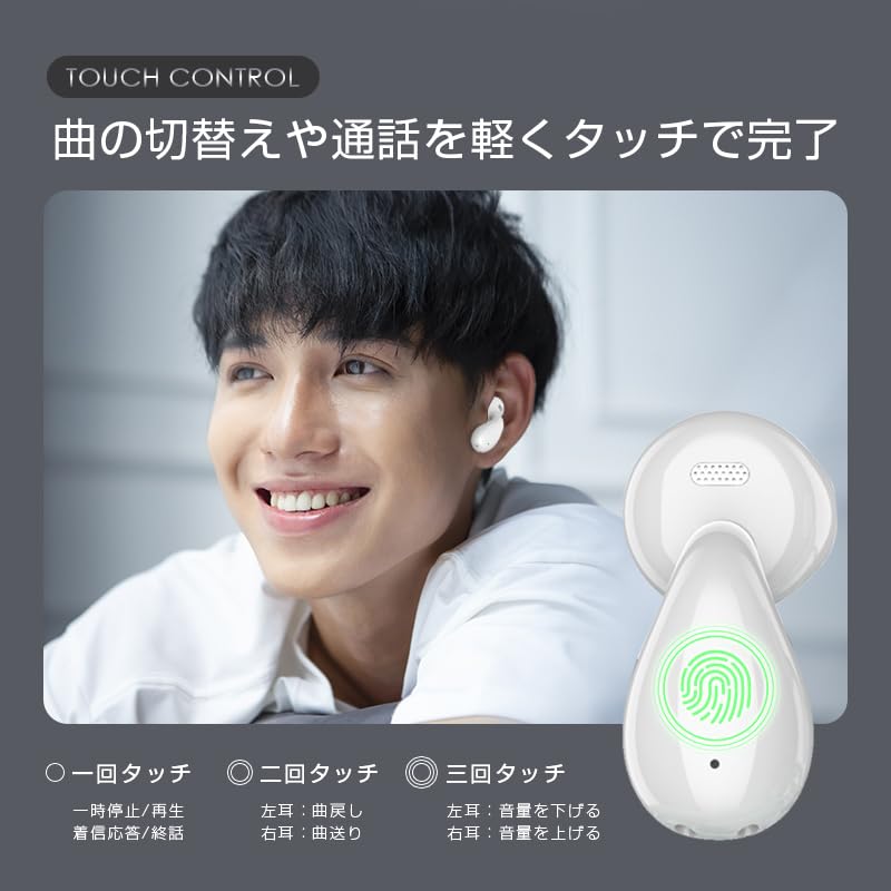 [2025 new style] Bluetooth 5.4 wireless earphones earbud ENC noise canceling Hi-Fi sound quality touch control automatic pairing Zero delay stable