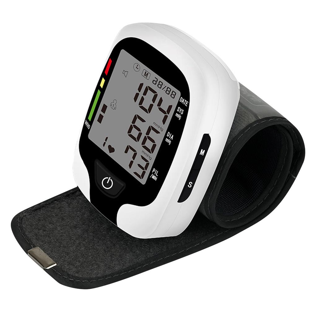 (brisand) Rechargable Wrist Blood Pressure Monitor Cuff Automatic
