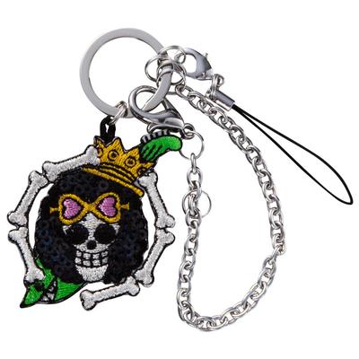Минода ONE PIECE Брелок-подвеска с пайетками Пиратский флаг Брук S03R8789