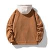 Куртка для бейсбола Corduroy, мужская осенне-зимняя свободная флисовая утолщенная повседневная куртка с лацканами, мужская одежда