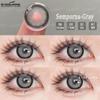 Eyeshare Цветные контактные линзы, серые натуральные мягкие линзы, розовые цветные контактные линзы для макияжа, коричневые линзы, цветные косметические линзы для очков, 1 пара