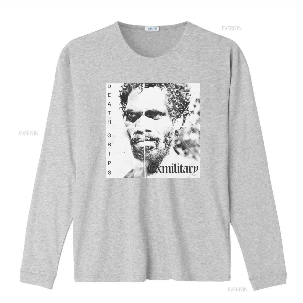DEATH GRIPS Exmilitary T Shirt Vintage Style Unique Design Perfect for Music Fans vintage Washed Slightly Stylish streetwear