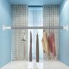 Hanging Super-long No Drill Bracket Clothes Drying Hanger Clothing Rod Curtain Rail Pole