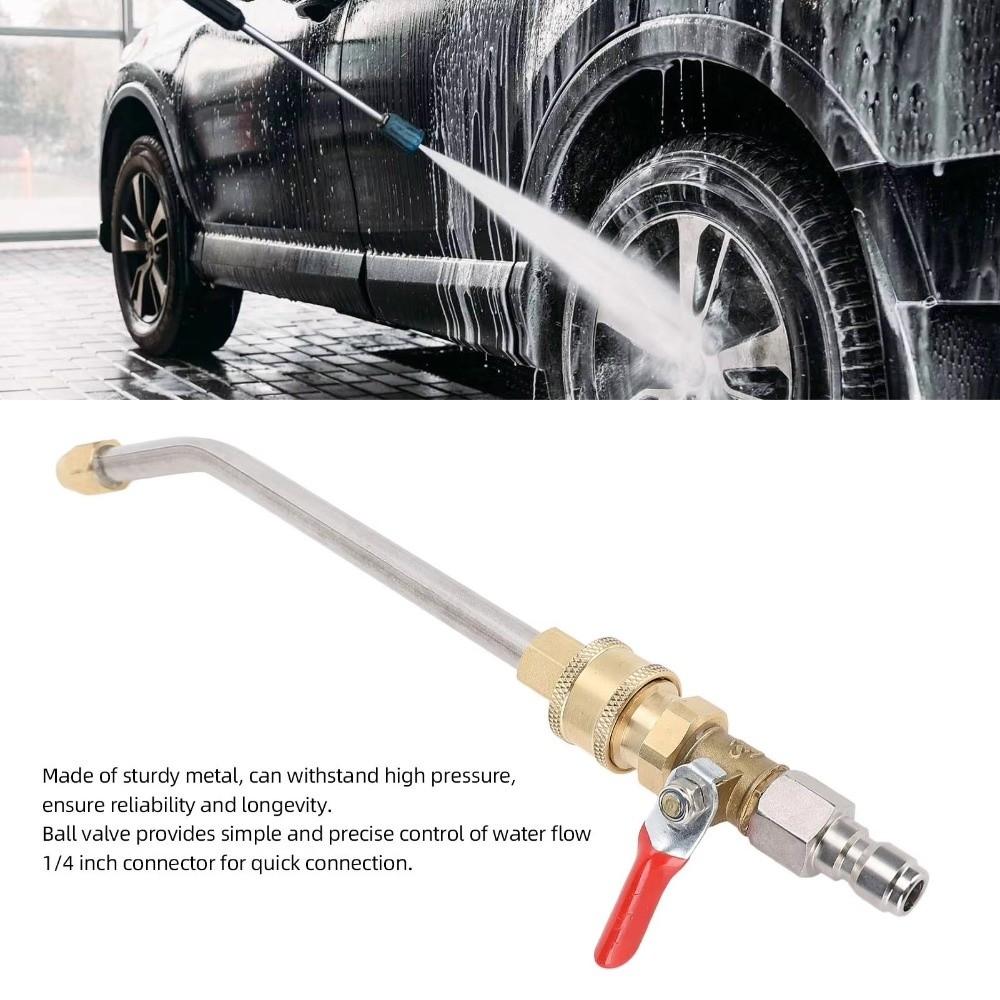 1/4 Inch Car Washer Extension Wand High Pressure Washer Gutter Cleaner  Industrial Cleaning