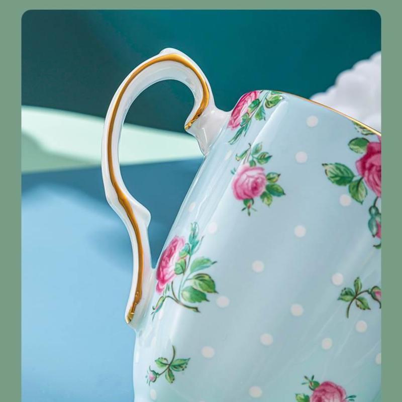 Керамическая кофейная кружка с цветочным узором, розовая и фиолетовая чашка для чая с ручной росписью и ручками, чашка для горячего питья среднего размера, 400 мл