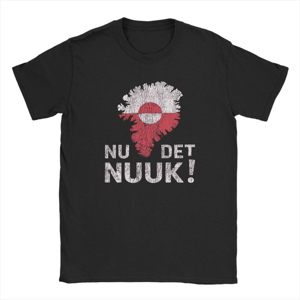Harajuku TShirt Summer Greenland NuDetNuuk Hip Hop TShirts Cotton Tee Shirt for Unisex Y2K Casual Big Size Short Sleeve Tops