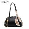 Retro Premium Underarm Bag, Solid Color Simple Fashion Chain Crossbody Shoulder Bag