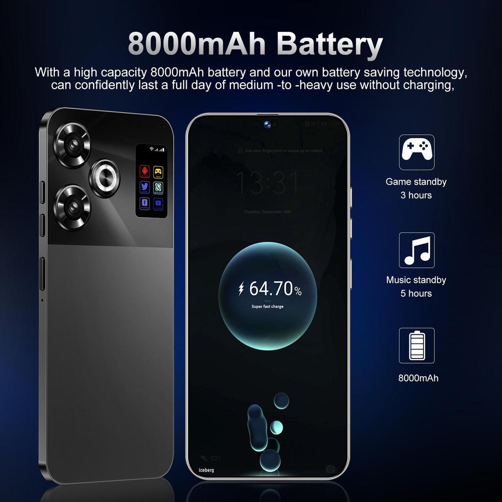 Смартфон S25 с Ultra HD экраном, 16 ГБ + 1 ТБ памяти