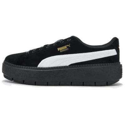 Платформа Удобные Универсальные Прочные Низкие Кроссовки Женские Кроссовки Черные 406752-01