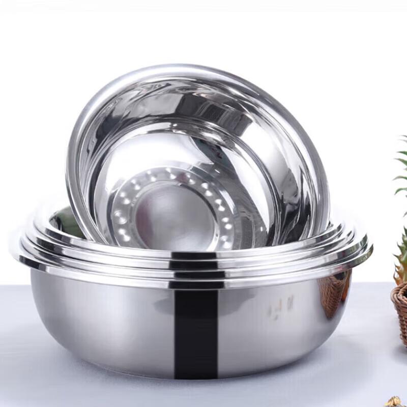 Ningzhao 70cm Round Stainless Steel Mixing Bowl