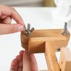 1 Набор Регулируемые Пяльцы для Вышивания Портативная Деревянная Вращающаяся Подставка для Вышивания Крестом Шитье