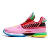 Li Ning WOW 7 Амортизирующие Скользкие Устойчивые к истиранию Низкие Баскетбольные Кроссовки Мужские Розовые ABAN079-9