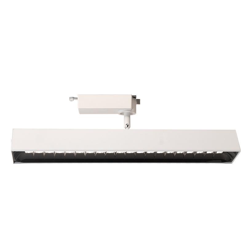 Светодиодный трековый прожектор для поверхностного монтажа, коммерческий супермаркет, магазин одежды, плитка, выставочный зал, супер яркий, антибликовый, направляющий прожектор