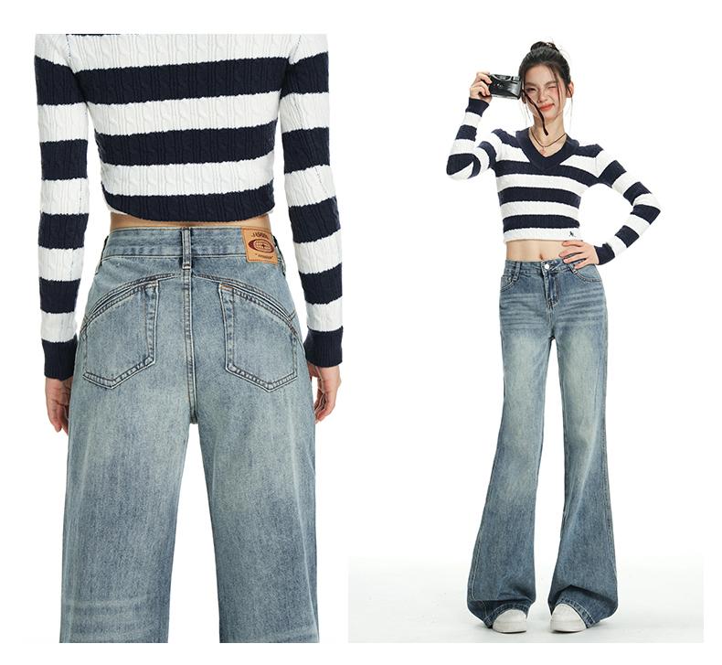 Romon Spring and Autumn Women's Jeans