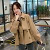 Windbreaker Female 2023 Fashion New Spring and Autumn Short Tooling Simple Casual Suit Jacket Loose Top Commuting Elegant Lady