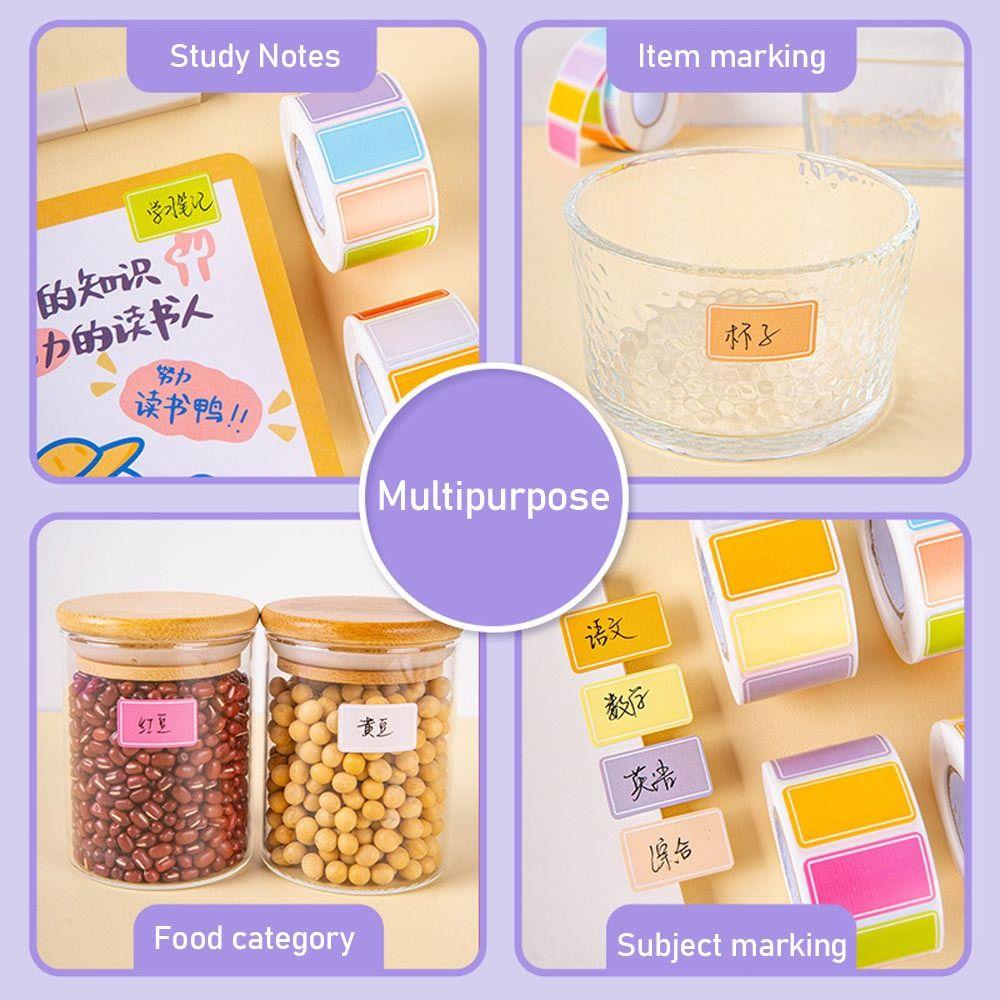 Waterproof Label Stickers Self-adhesive Tag Sticker Portable Writable Sticker