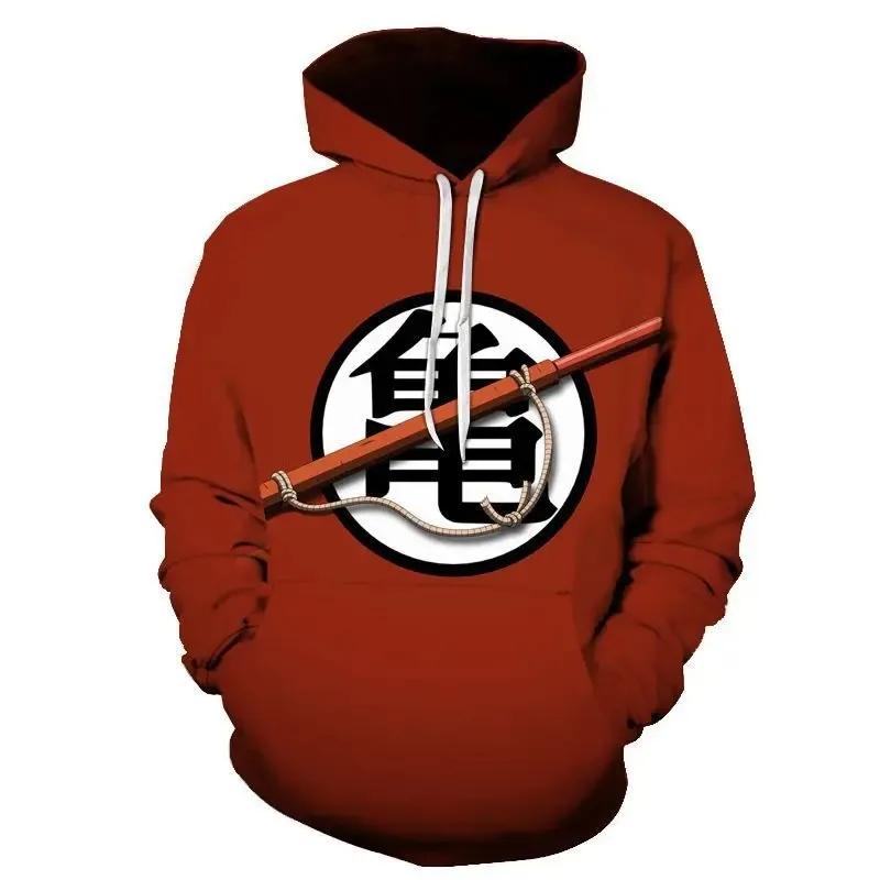 Осень Дети Dragon Ball Sun Wukong Толстовка Мужская Японский Аниме Пуловер Повседневная Одежда Мальчики Девочки Модное Пальто С Капюшоном Уличная Одежда