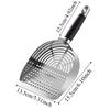 Deep Shovel Cat Litter Scoop Stainless Steel Toilet Garbage Picker  Pet Cleaning