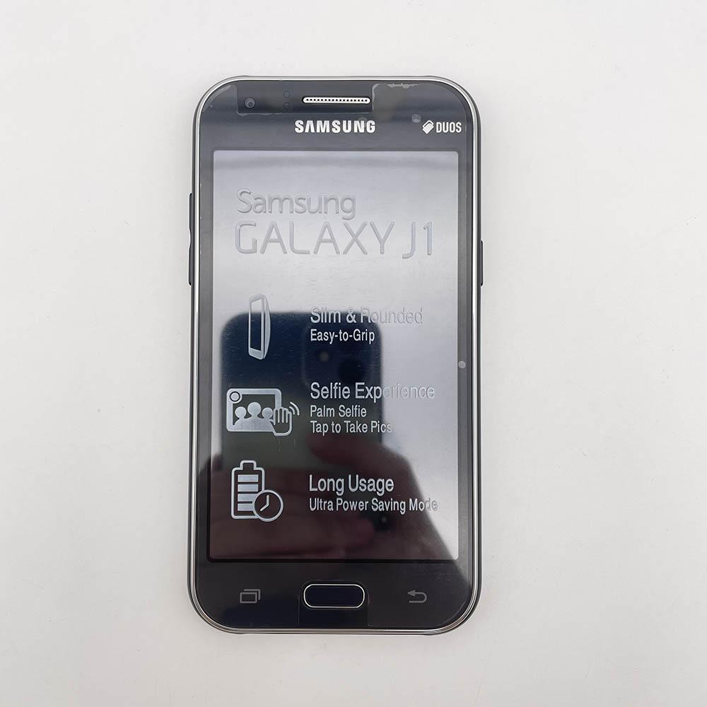Восстановленный сотовый телефон Samsung Galaxy J1 J100 3G Android 512 МБ ОЗУ 4 ГБ ПЗУ GPS двухъядерный мобильный телефон 4,3 дюйма