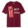 Смешные парные унисекс хлопковые футболки для взрослых Его и Ее matching shirt Парень Девушка Яичница с беконом Повседневная милая футболка