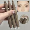 Nose Shadow Bronzer Contouring Makeup Pen Natural Grey Brown Face Matte Shadow Contour Stick With Brush