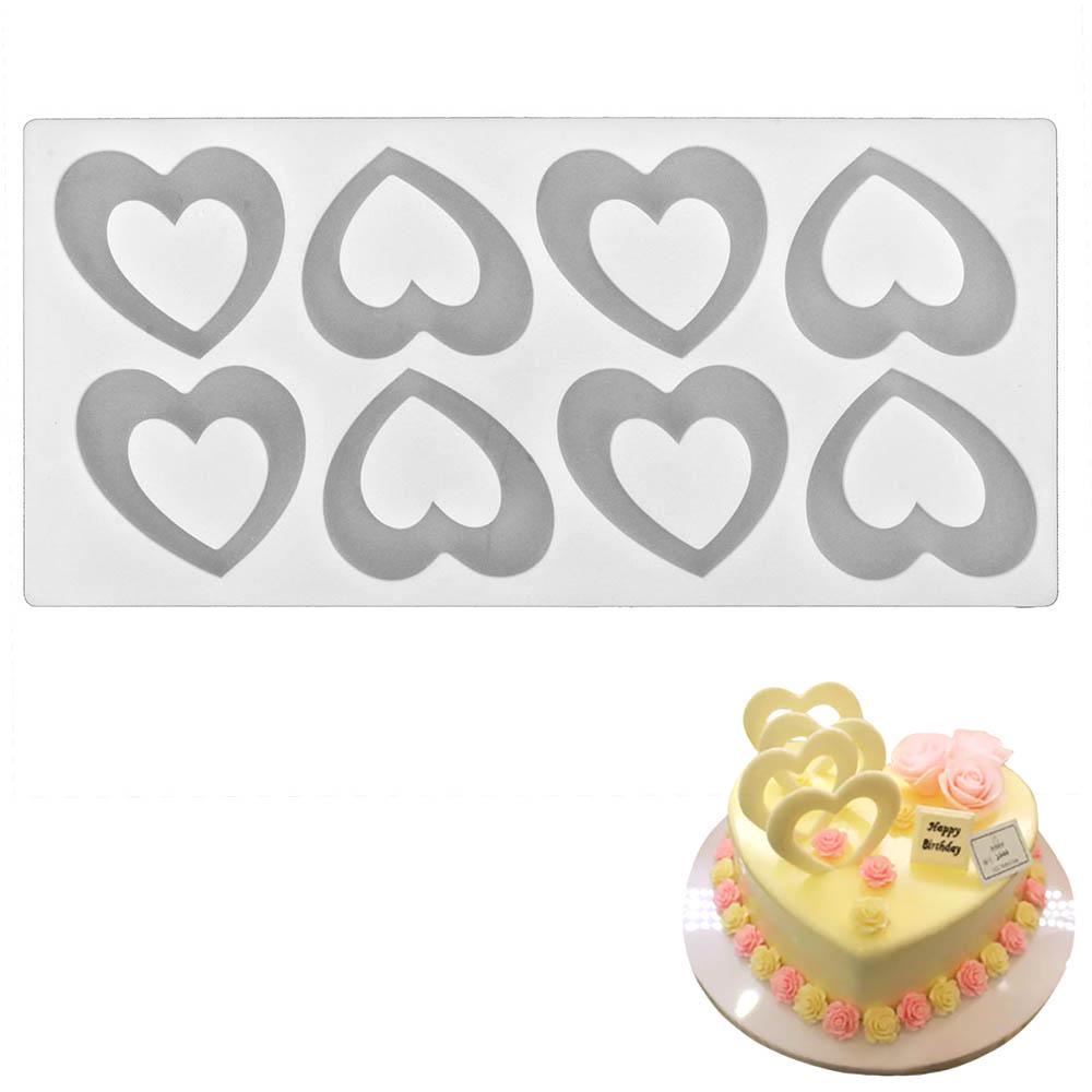 Шоколадный фондан DIY торт Декор Тонкий лист силиконовая форма ARI